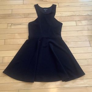 Fit and flare little black dress